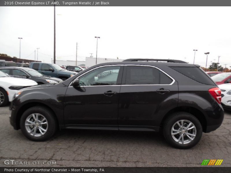 Tungsten Metallic / Jet Black 2016 Chevrolet Equinox LT AWD