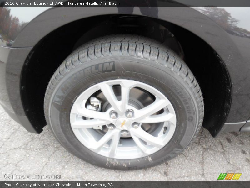 Tungsten Metallic / Jet Black 2016 Chevrolet Equinox LT AWD