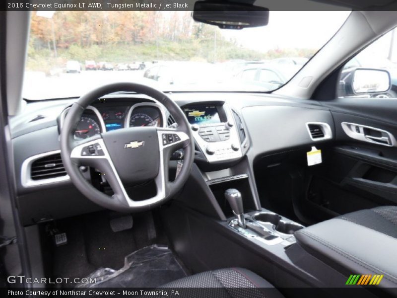Tungsten Metallic / Jet Black 2016 Chevrolet Equinox LT AWD