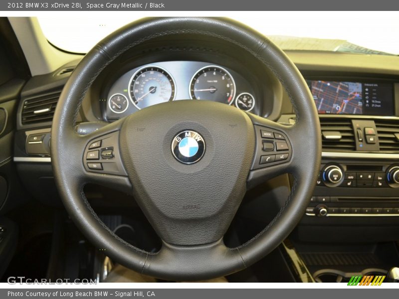 Space Gray Metallic / Black 2012 BMW X3 xDrive 28i