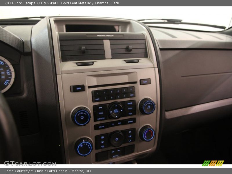 Gold Leaf Metallic / Charcoal Black 2011 Ford Escape XLT V6 4WD