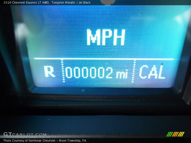 Tungsten Metallic / Jet Black 2016 Chevrolet Equinox LT AWD
