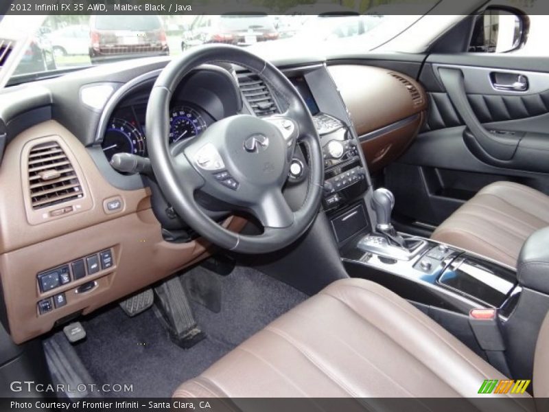  2012 FX 35 AWD Java Interior