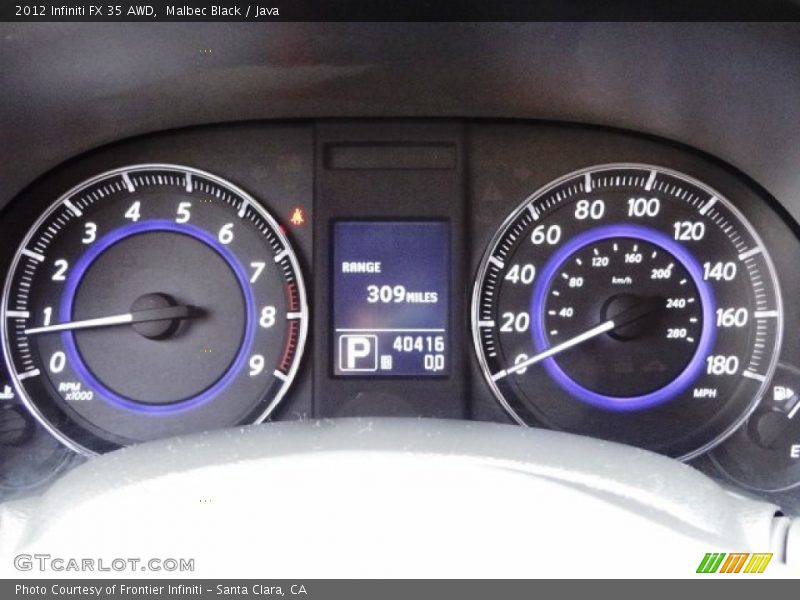  2012 FX 35 AWD 35 AWD Gauges