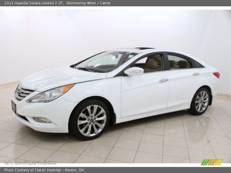Front 3/4 View of 2013 Sonata Limited 2.0T
