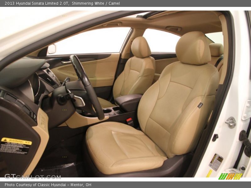  2013 Sonata Limited 2.0T Camel Interior