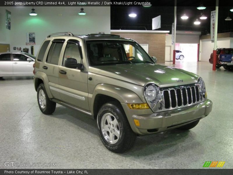 Light Khaki Metallic / Dark Khaki/Light Graystone 2005 Jeep Liberty CRD Limited 4x4