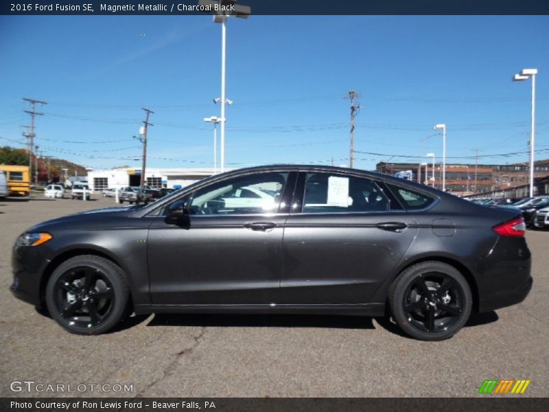 Magnetic Metallic / Charcoal Black 2016 Ford Fusion SE