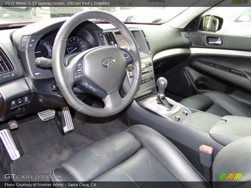  2013 G 37 Journey Sedan Graphite Interior