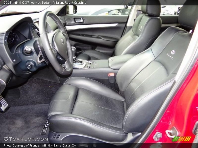Vibrant Red / Graphite 2013 Infiniti G 37 Journey Sedan