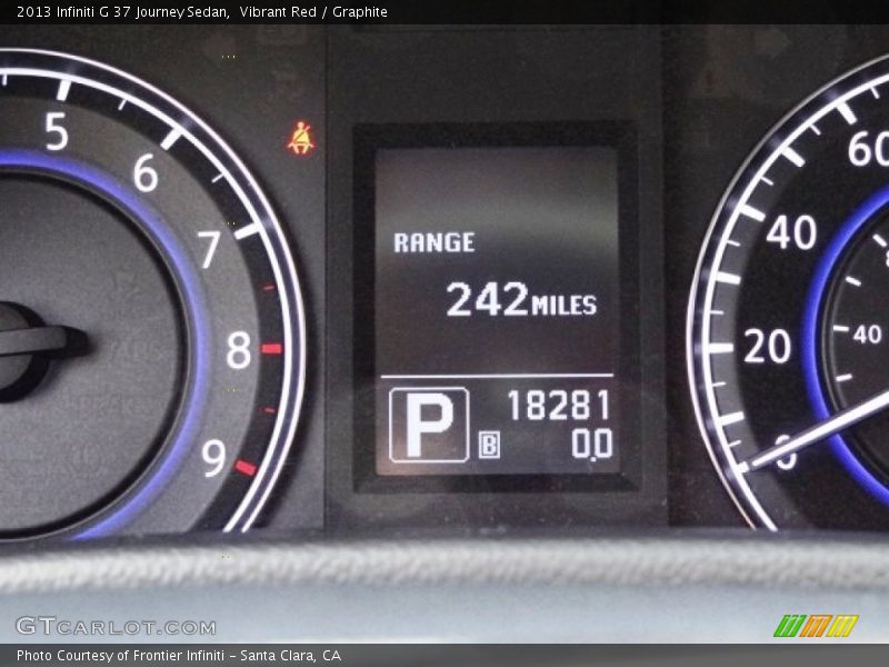 Vibrant Red / Graphite 2013 Infiniti G 37 Journey Sedan