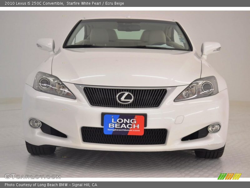 Starfire White Pearl / Ecru Beige 2010 Lexus IS 250C Convertible
