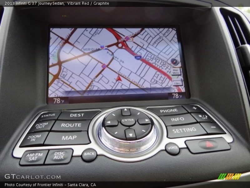 Vibrant Red / Graphite 2013 Infiniti G 37 Journey Sedan