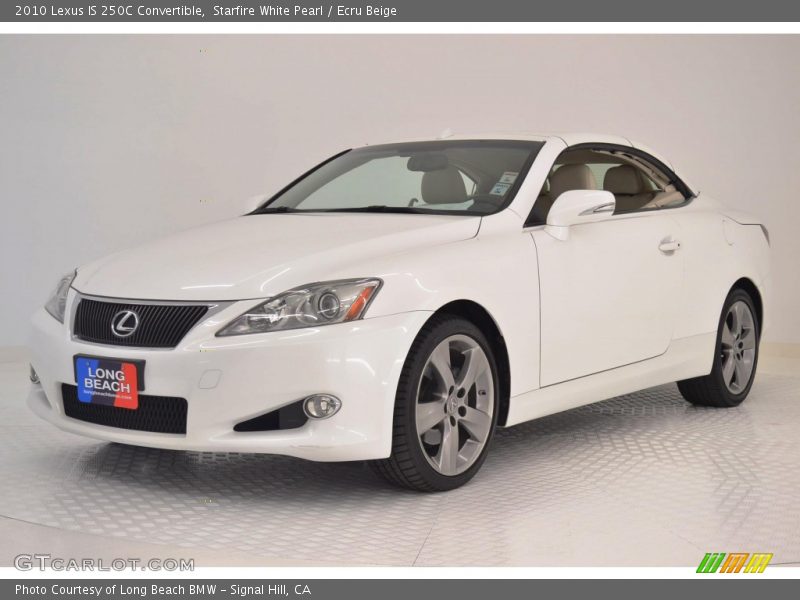 Starfire White Pearl / Ecru Beige 2010 Lexus IS 250C Convertible