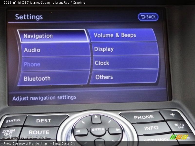 Vibrant Red / Graphite 2013 Infiniti G 37 Journey Sedan