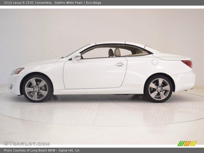 Starfire White Pearl / Ecru Beige 2010 Lexus IS 250C Convertible