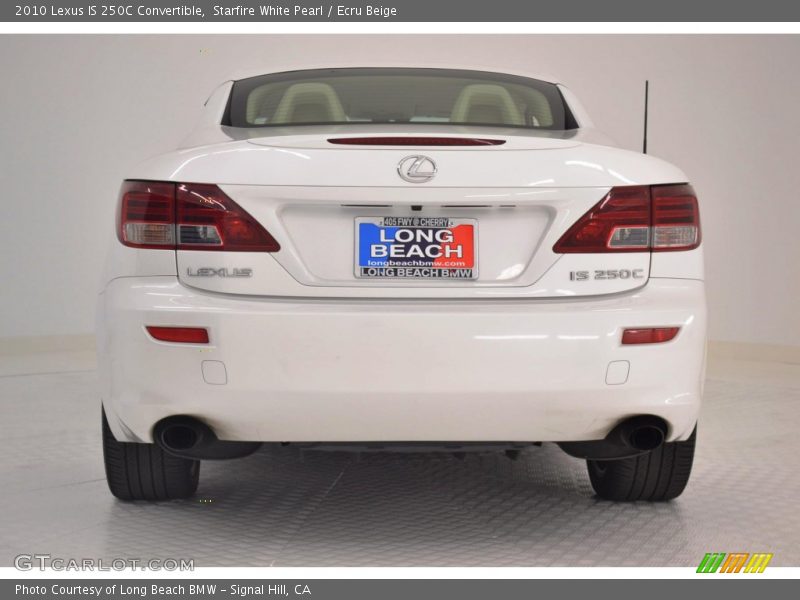 Starfire White Pearl / Ecru Beige 2010 Lexus IS 250C Convertible