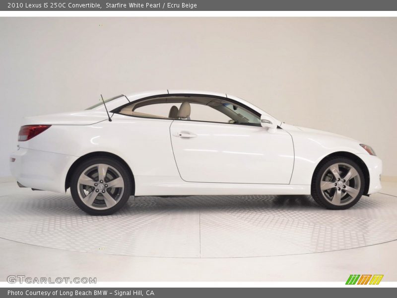 Starfire White Pearl / Ecru Beige 2010 Lexus IS 250C Convertible