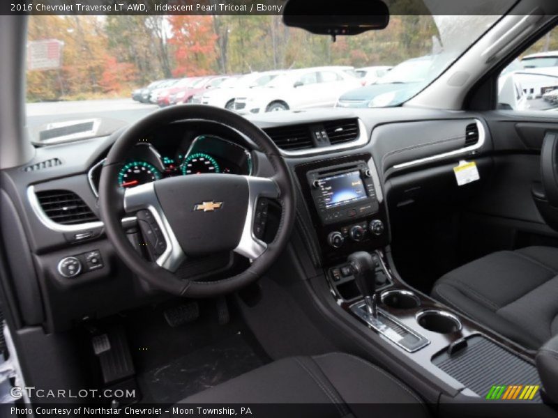 Iridescent Pearl Tricoat / Ebony 2016 Chevrolet Traverse LT AWD