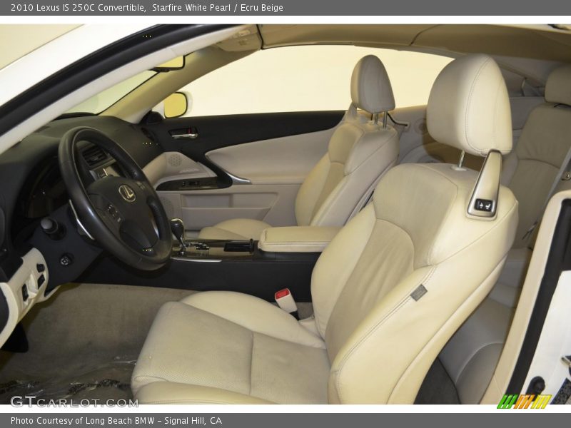 Starfire White Pearl / Ecru Beige 2010 Lexus IS 250C Convertible