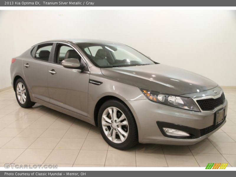 Titanium Silver Metallic / Gray 2013 Kia Optima EX