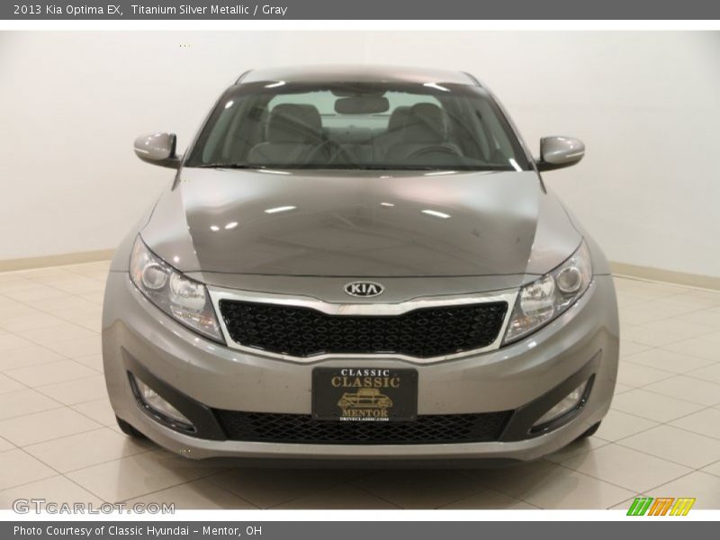 Titanium Silver Metallic / Gray 2013 Kia Optima EX