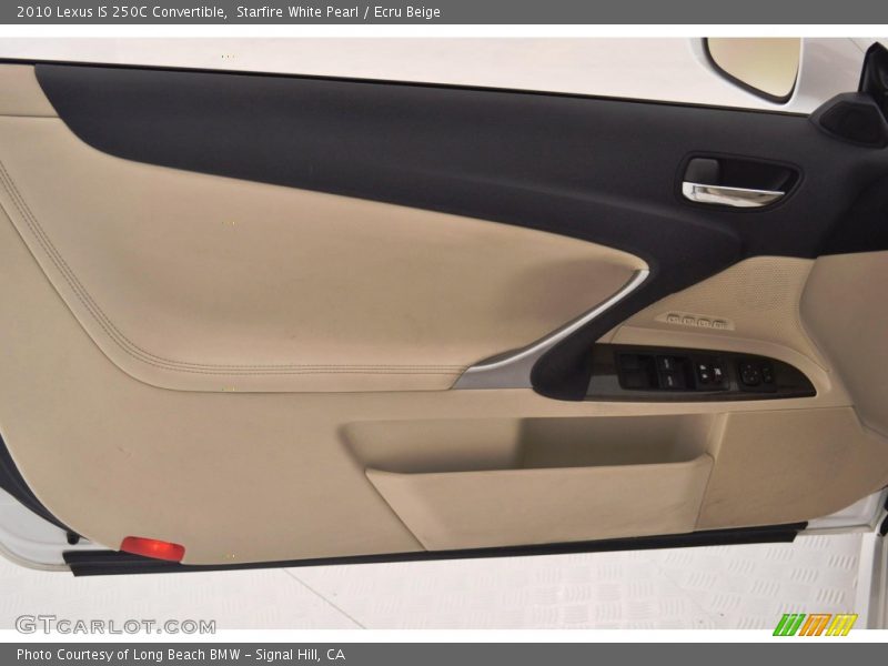 Starfire White Pearl / Ecru Beige 2010 Lexus IS 250C Convertible