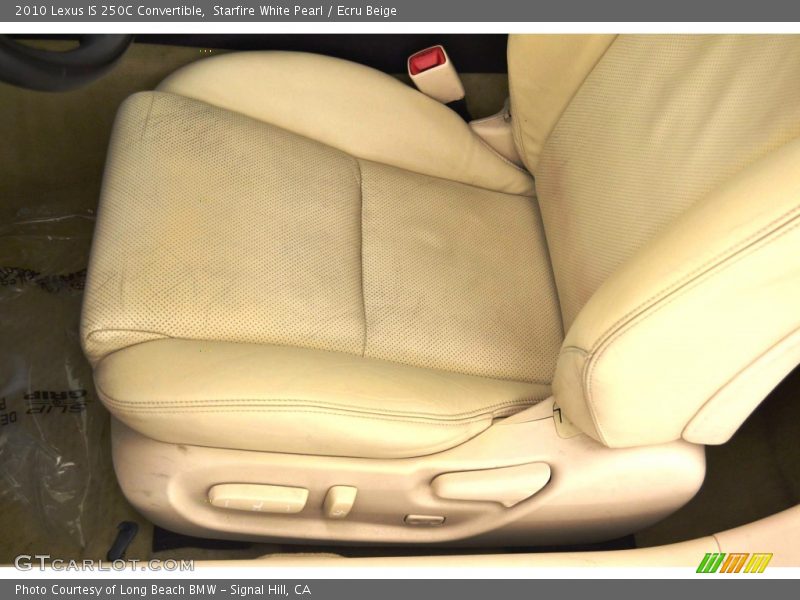 Starfire White Pearl / Ecru Beige 2010 Lexus IS 250C Convertible
