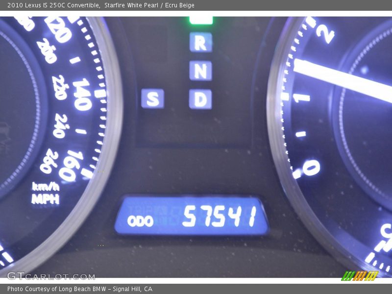 Starfire White Pearl / Ecru Beige 2010 Lexus IS 250C Convertible
