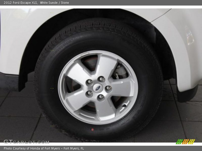 White Suede / Stone 2012 Ford Escape XLS