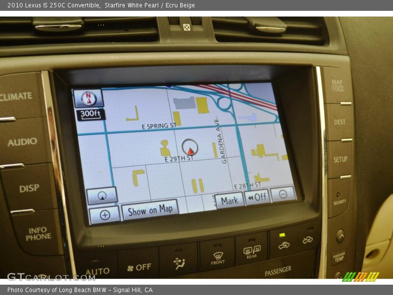 Starfire White Pearl / Ecru Beige 2010 Lexus IS 250C Convertible