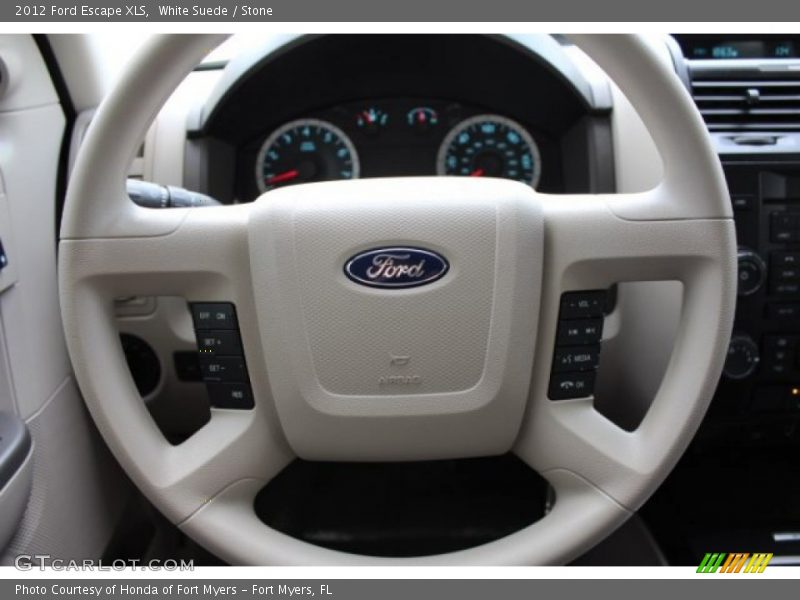 White Suede / Stone 2012 Ford Escape XLS