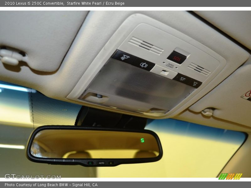 Starfire White Pearl / Ecru Beige 2010 Lexus IS 250C Convertible