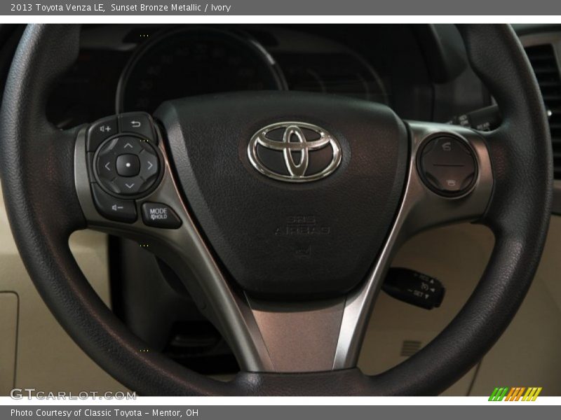 Sunset Bronze Metallic / Ivory 2013 Toyota Venza LE