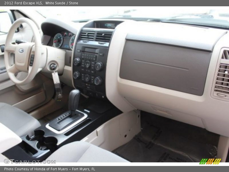 White Suede / Stone 2012 Ford Escape XLS