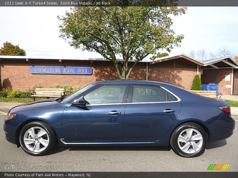 Fjord Blue Metallic / Jet Black 2011 Saab 9-5 Turbo4 Sedan