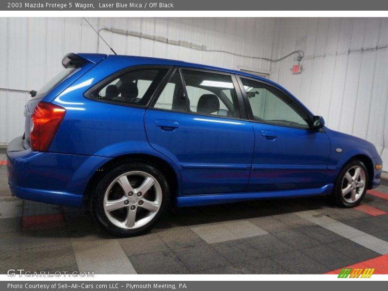 Laser Blue Mica / Off Black 2003 Mazda Protege 5 Wagon