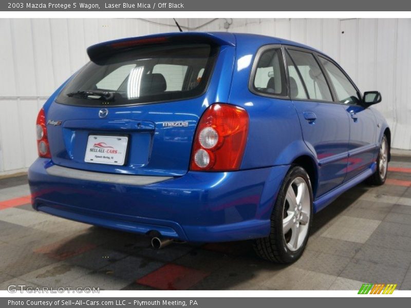 Laser Blue Mica / Off Black 2003 Mazda Protege 5 Wagon