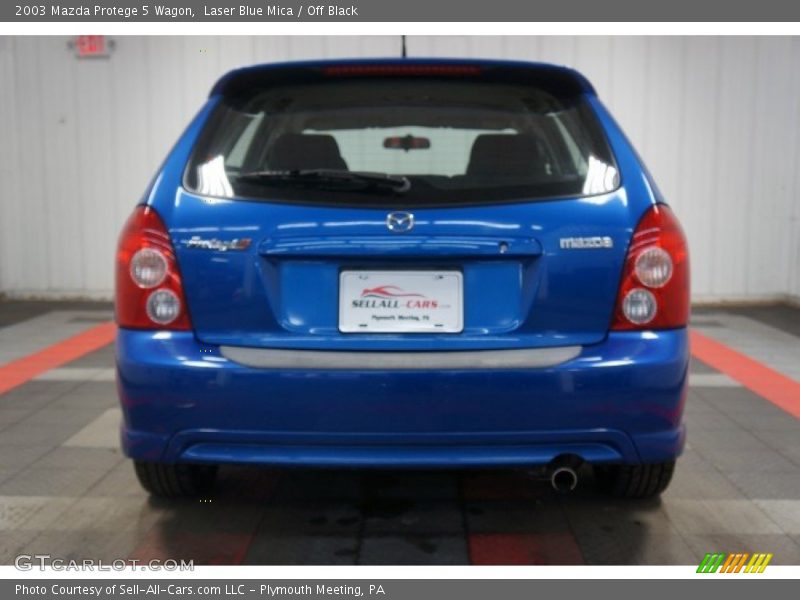 Laser Blue Mica / Off Black 2003 Mazda Protege 5 Wagon