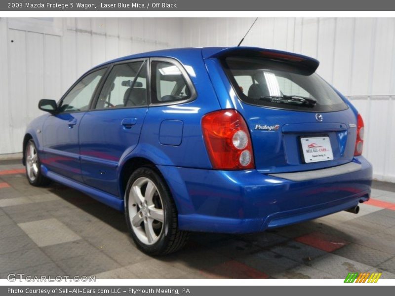 Laser Blue Mica / Off Black 2003 Mazda Protege 5 Wagon