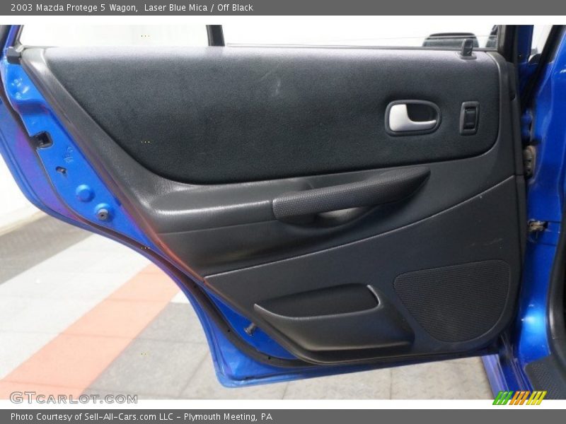 Laser Blue Mica / Off Black 2003 Mazda Protege 5 Wagon