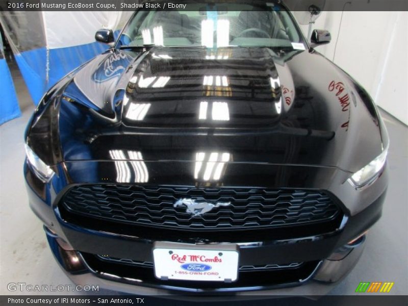 Shadow Black / Ebony 2016 Ford Mustang EcoBoost Coupe