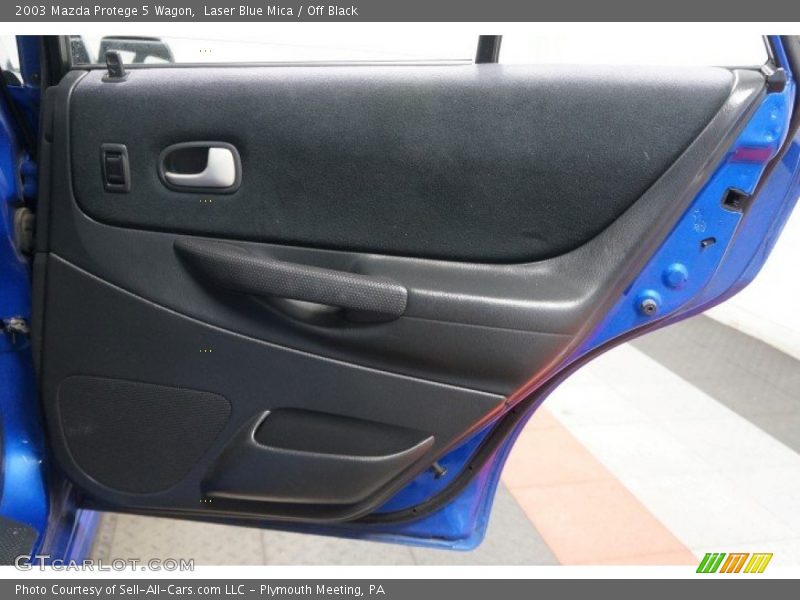 Laser Blue Mica / Off Black 2003 Mazda Protege 5 Wagon