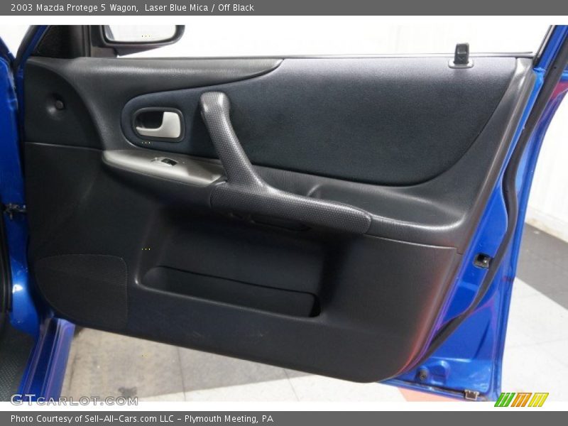 Laser Blue Mica / Off Black 2003 Mazda Protege 5 Wagon