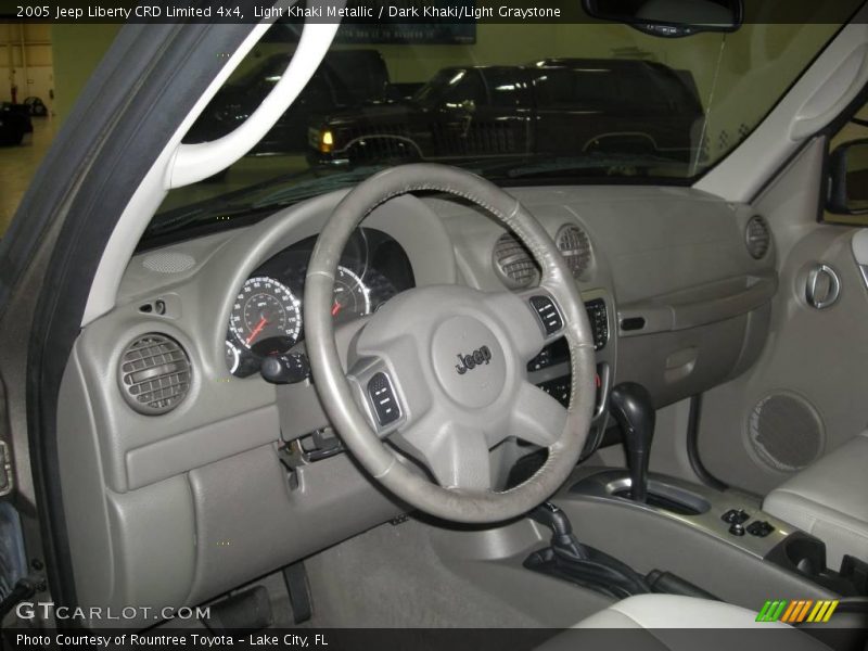 Light Khaki Metallic / Dark Khaki/Light Graystone 2005 Jeep Liberty CRD Limited 4x4