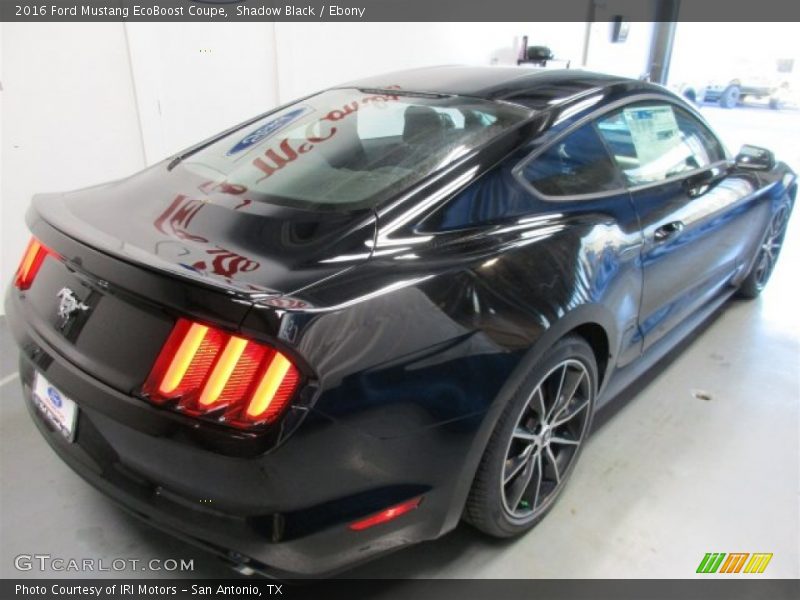Shadow Black / Ebony 2016 Ford Mustang EcoBoost Coupe