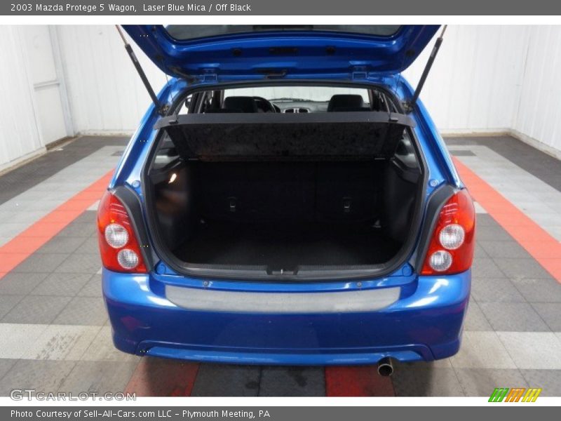 Laser Blue Mica / Off Black 2003 Mazda Protege 5 Wagon