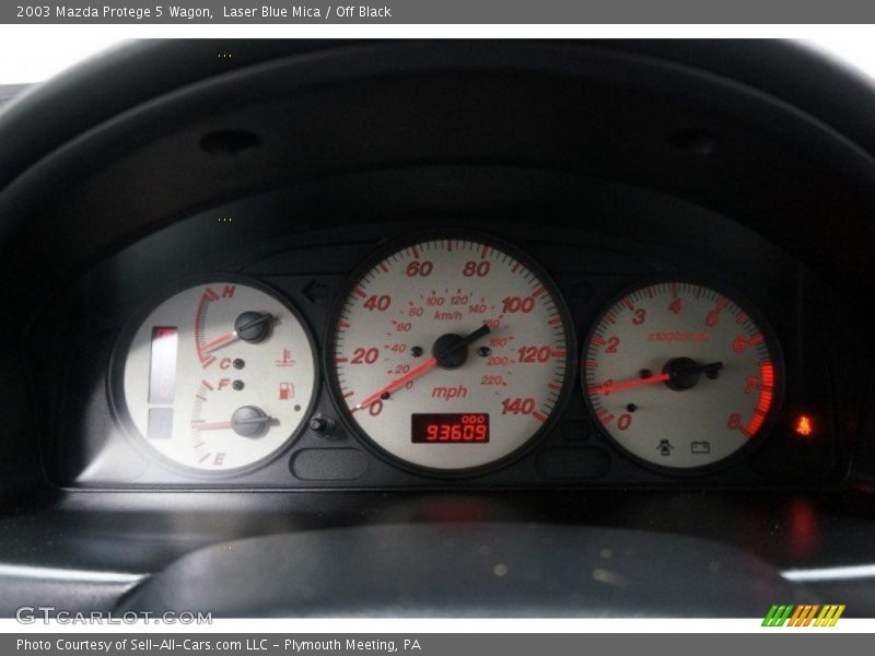  2003 Protege 5 Wagon 5 Wagon Gauges