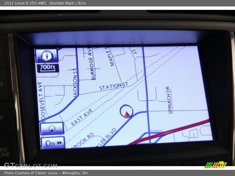 Obsidian Black / Ecru 2012 Lexus IS 250 AWD