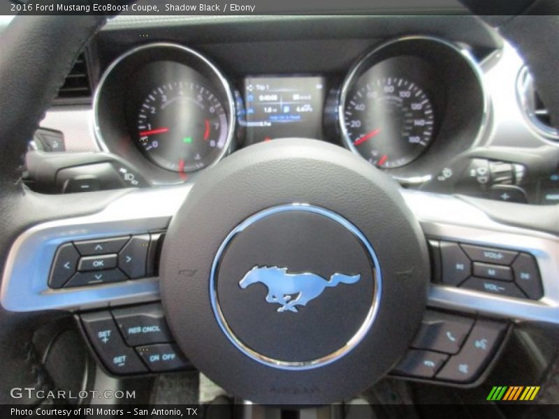 Shadow Black / Ebony 2016 Ford Mustang EcoBoost Coupe